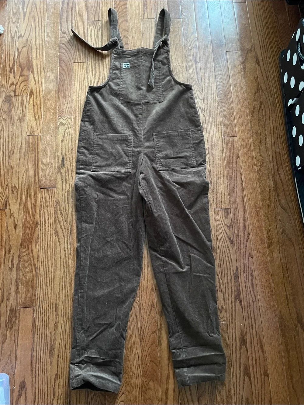 Lucy & Yak Brown Corduroy Overalls Women’s Sz 4